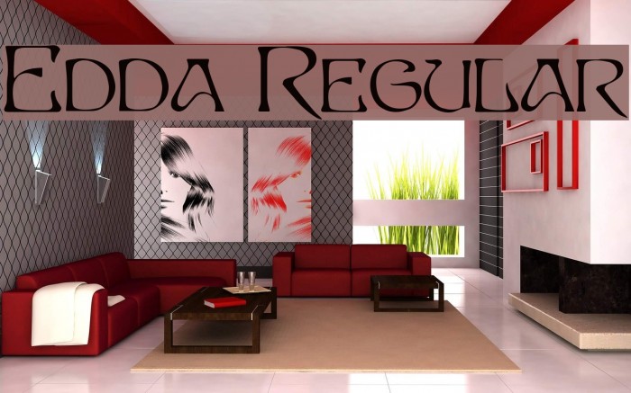 Edda Regular لخطوط تنزيل examples