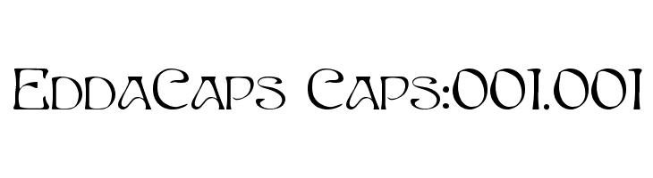 EddaCaps Caps:001.001  Fuentes Gratis Descargar