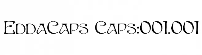 EddaCaps Caps:001.001  baixar fontes gratis