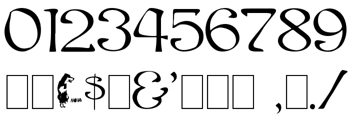 EddaCaps Caps:001.001 Font OTHER CHARS