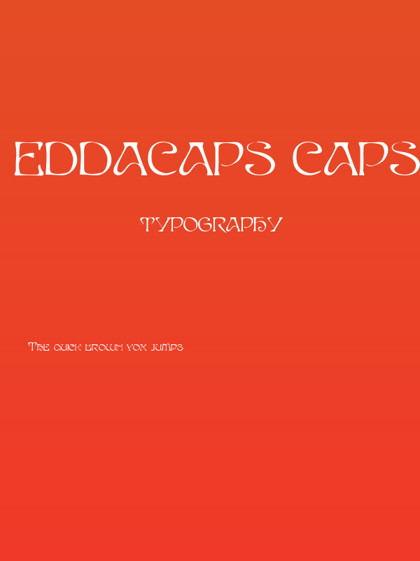 EddaCaps Caps:001.001 Poster