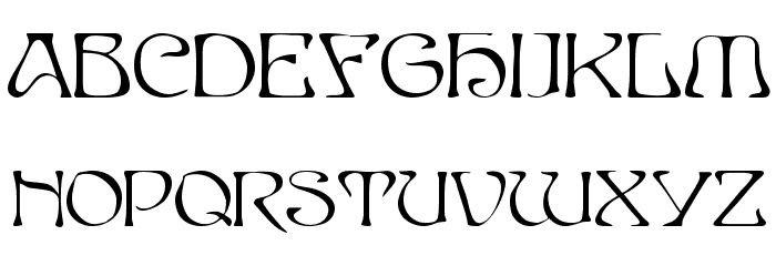 EddaCaps Caps:001.001 Font LOWERCASE