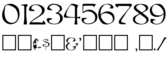EddaCaps Font OTHER CHARS