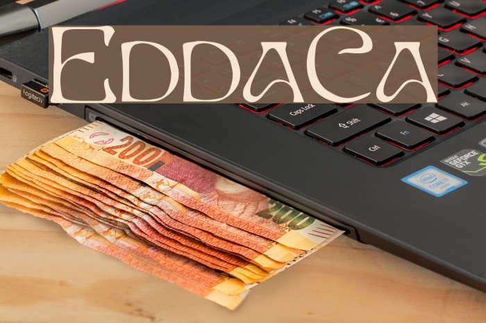 EddaCaps Font examples