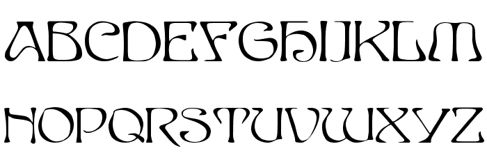 EddaCaps Font LOWERCASE