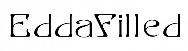 EddaFilled  Free Fonts Download