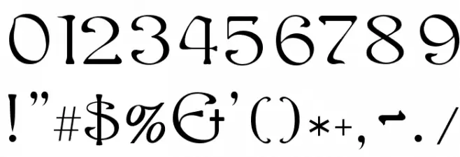 EddaFilled Font OTHER CHARS