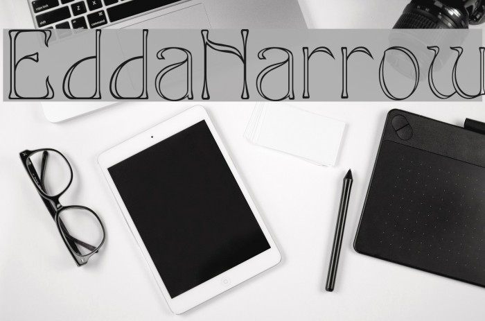 EddaNarrow Font examples