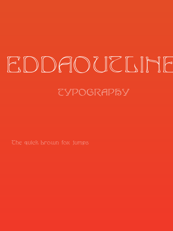 EddaOutline Poster