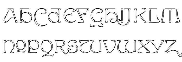 Edda Font LOWERCASE