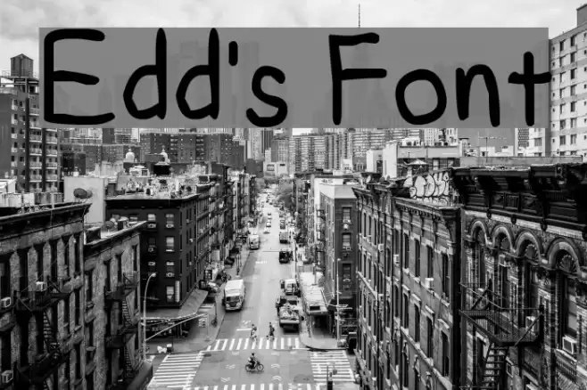 Edd's Font examples
