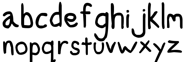 Edd's Font Font LOWERCASE