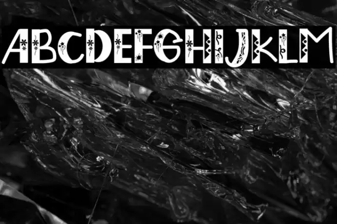 EddyGardenerRegular Font examples