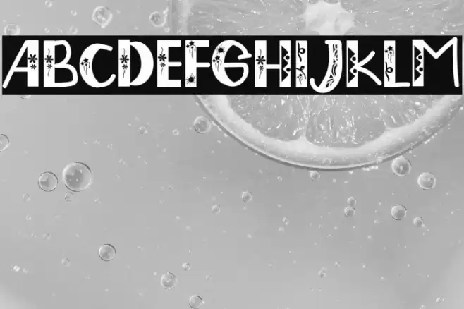 EddyGardenerRegular Font examples