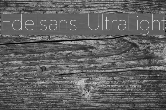Edelsans-UltraLight Font examples
