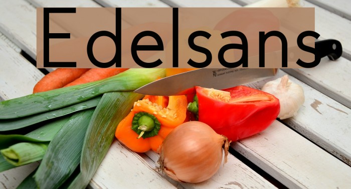 Edelsans Font examples