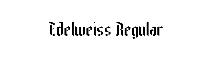 Edelweiss Regular Font