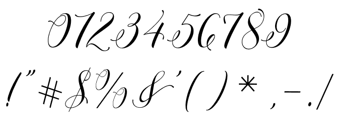 Edelwise Font OTHER CHARS