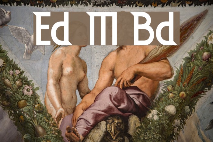Eden Mills Bold Font examples