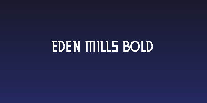 Eden Mills Bold Social Header