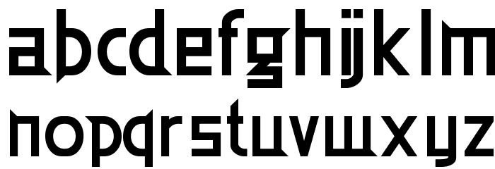 Eden Mills Bold Font LOWERCASE