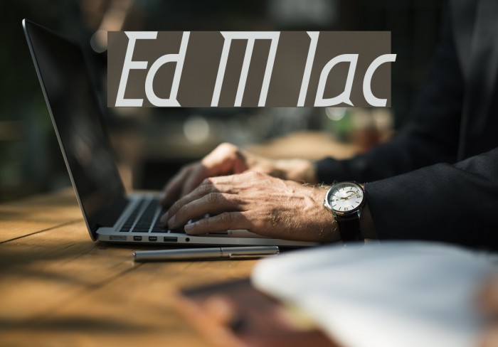 Eden Mills Italic Font examples