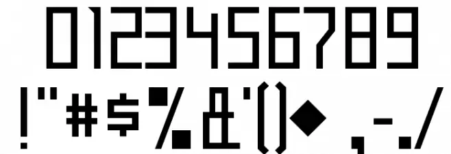 Eden Mills Font Alte caractere