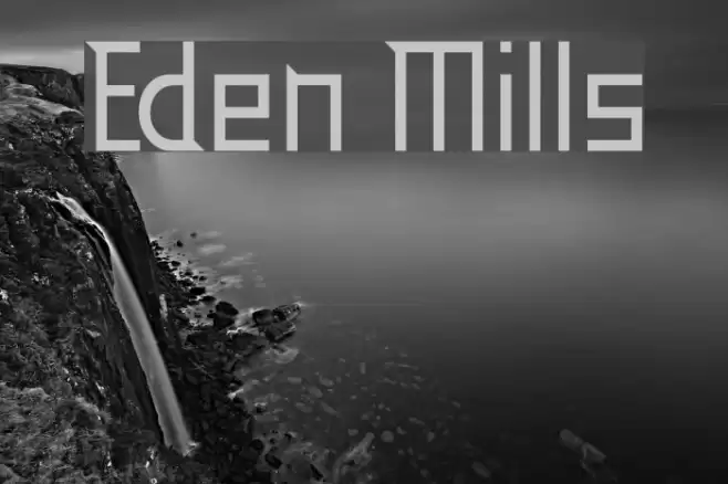 Eden Mills Font examples