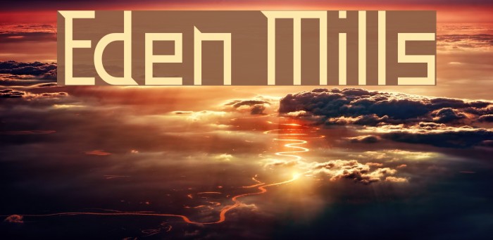 Eden Mills Font examples