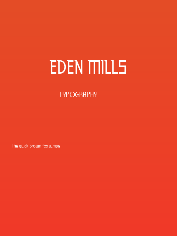 Eden Mills Poster