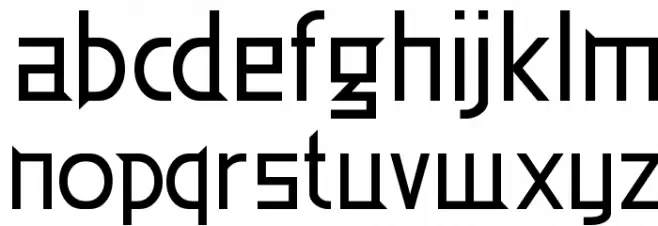 Eden Mills Schriftart Kleinbuchstaben