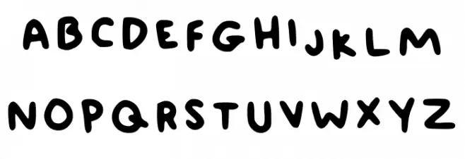 Eden Regular Font Litere mari