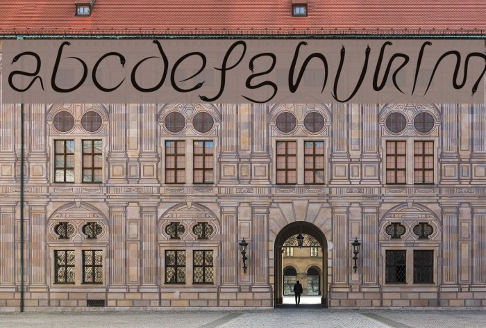EdenDisplay Italic Font examples