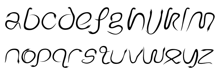 EdenDisplay Italic Font LOWERCASE