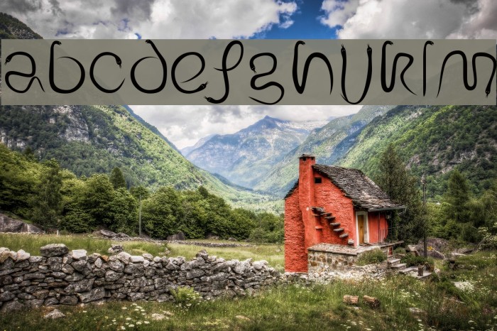 EdenDisplay Font examples