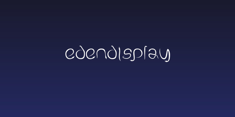 EdenDisplay Social Header