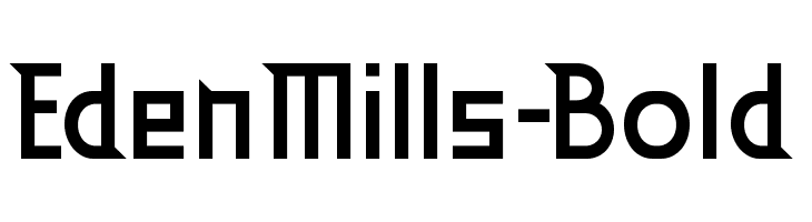 EdenMills-Bold  font caratteri gratis