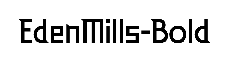 EdenMills-Bold  Frei Schriftart Herunterladen