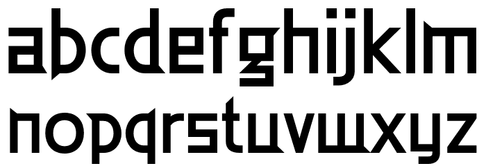 EdenMills-Bold Font LOWERCASE