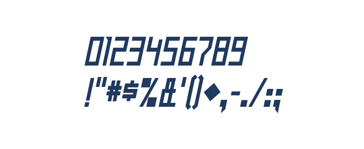 EdenMills-BoldItalic Other Characters