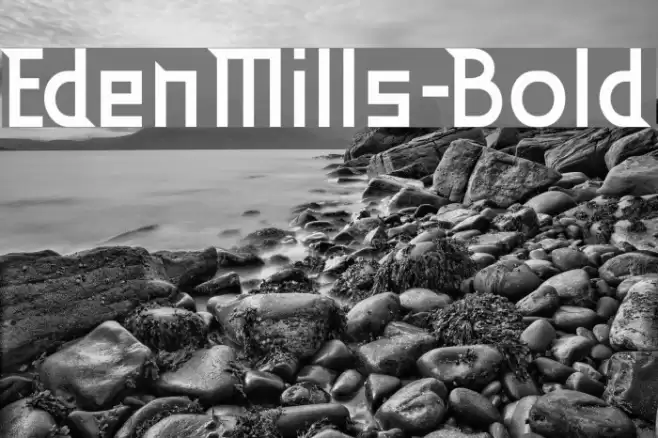 EdenMills-Bold Font examples