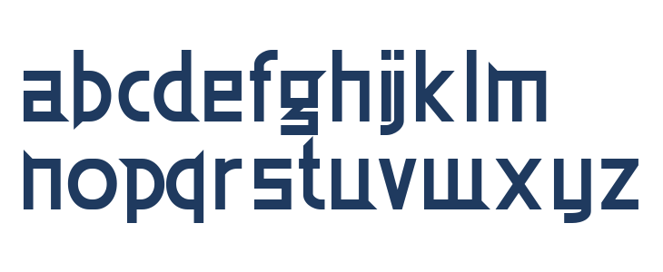 EdenMills-Bold Lowercase