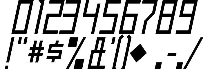 EdenMills-Italic Font OTHER CHARS