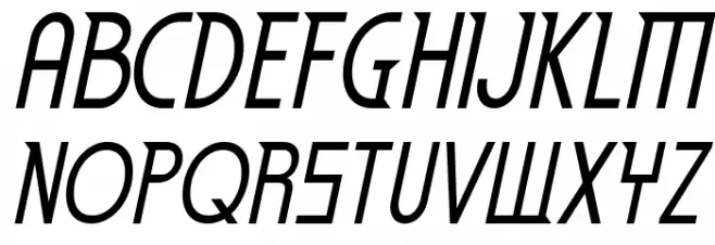 EdenMills-Italic फ़ॉन्ट अपरकेस