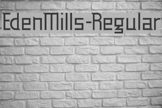 EdenMills-Regular Example 1