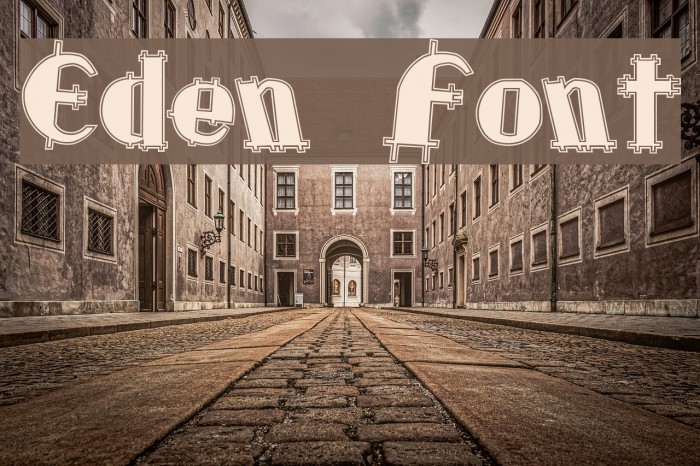 Eden Font examples