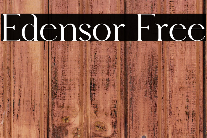 Edensor Free Example 1