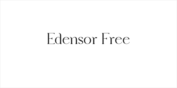 Edensor Free Logo