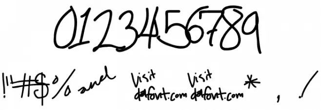 Edgar da cool Font OTHER CHARS