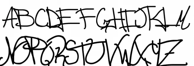 Edgar da cool Font UPPERCASE
